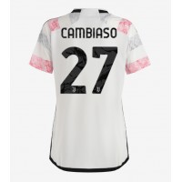 Juventus Andrea Cambiaso #27 Vonkajší Ženy futbalový dres 2023-24 Krátky Rukáv